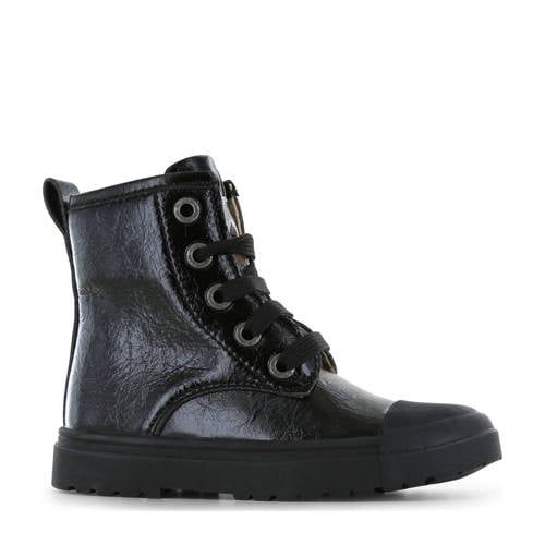 Shoesme lak sneakers zwart