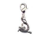 INNSPIRO NICE CHARMS Oriental Fish with Karabiner 13x17mm 25pcs, 17x16mm., Metal, No Gemstone