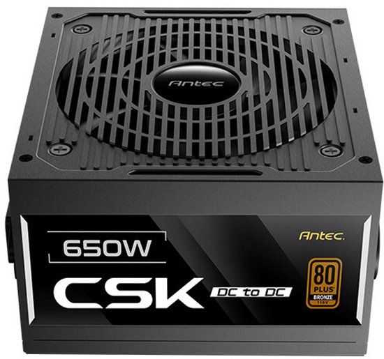 Antec CSK650DC EC power supply unit 650 W 20+4 pin ATX ATX Zwart