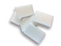 Magische Kibros Magische spons van melamine, 5 stuks, magische gum voor het verwijderen van hardnekkige vlekken en vuil zonder chemicaliën, kleur wit, vlekkenverwijderaar, Kibros 800900