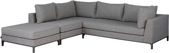 Exotan Loungeset Rechts Buiten Sicilië - Taupe - 60x262x246