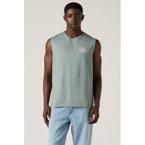 Levi's Relaxed Fit Tanktop met Backprint - Groen