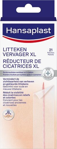 Hansaplast Littekenvervager XL Litteken Pleisters - 21 stuks