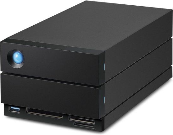 LaCie 2BIG DOCK disk array 40 TB Desktop - Zwart