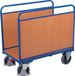 Variofit Bol Lange goederenwagons blauw met wielen 1 lade