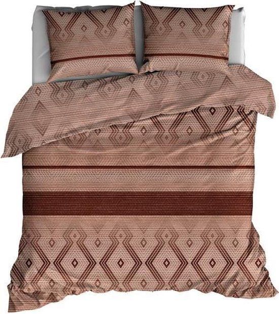 Satin d'Or Baltimore Dekbedovertrek Lits-jumeaux 240x200/220 cm + 2 kussenslopen 60x70 cm - Roest
