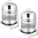 Merkloos 2 stuks Theezeef - RVS - Cilinder - Vaatwasser veilig - 4x6x4 cm