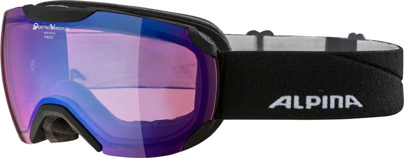 Alpina Pheos S QVMM goggles zwart 2018 Ski & Snowboard brillen