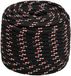 vidaXL Multifunctioneel touw 16 mm 100 m Zwart en Rood PP