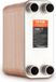 échangeur de chaleur à 100 plaques, 4 raccords 1-1/4" MNPT, dimensions 5" x 12", soudé, en acier inoxydable 316L