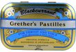 Grethers Blackcurrant Gold pastilles sucrées, 60 g pastilles