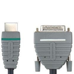 Bandridge BVL1105 - Audio kabel - grijs, zwart