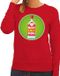 Bellatio Decorations Shoppartners Bv Foute kersttrui / sweater Merry Chrismas Vodka rood voor dames - Kersttrui voor wodka liefhebber L