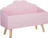 JMXZ coffre pour enfant "Wolk" rose
