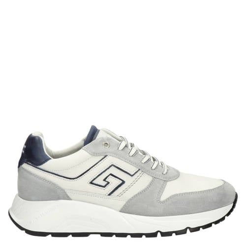 Greve Arnhem suède sneakers met meerkleurig wit