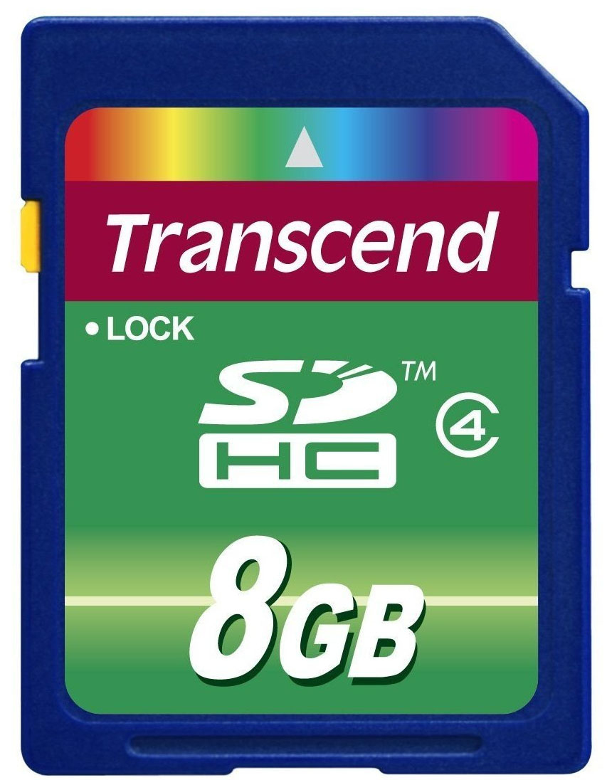 Transcend 8GB SDHC Class 4