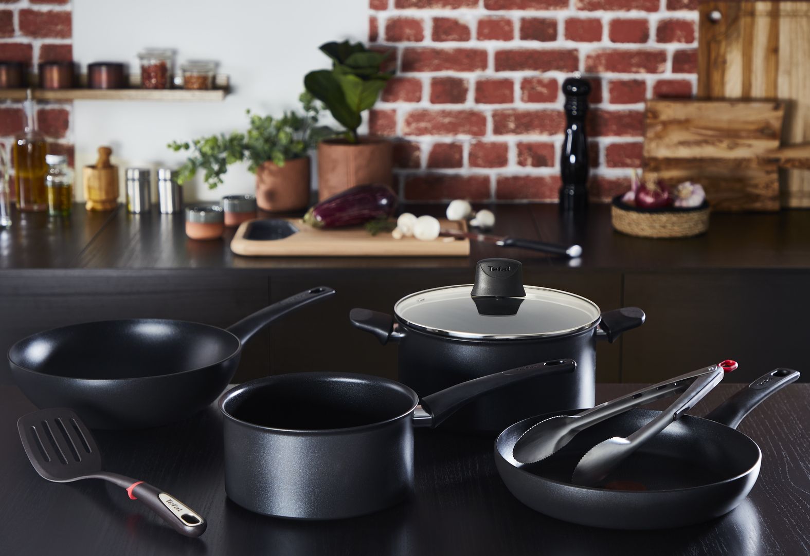 Tefal Performance Wokpan - 28 cm - Titanium - Inductie - Grijs