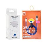 MUTTO Pack USB-C-oplader, 10 W, USB-C voedingsadapter, snellaadstekker met type C en A + USB-datakabel, Lightning Oh Yeah