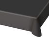 Folat 2x stuks tafelkleed van zwart plastic 130 x 180 cm