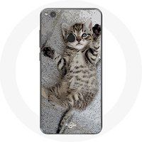 Maniacase Hoesje voor Huawei P8 Lite 2017 Bengaals katje slaapt