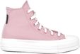 Converse Chuck Taylor All Star Lift Platform Baskets en toile Rose-Crème