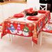 PETTI Artigiani Italiani - Kerst Tafelkleed Vlekbestendig Rechthoekig Tafelkleed voor Keuken, Motief Sneeuwpop, 140x450 cm, 100% Made in Italy