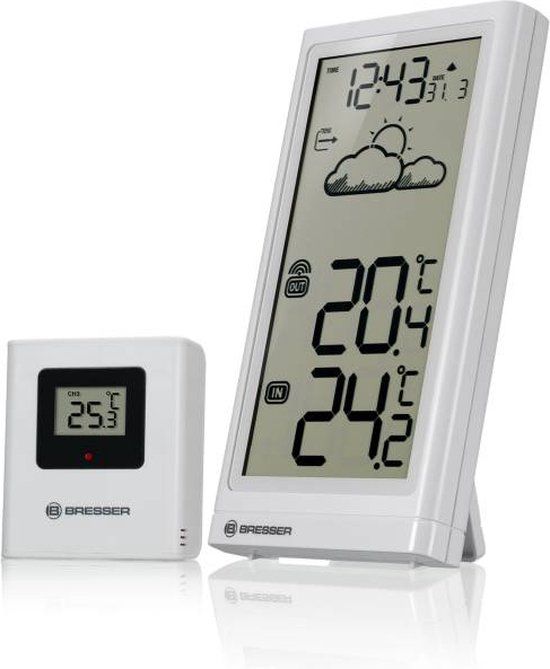 Bresser 5-in-1 Weerstation - Met Multifunctionele Buitensensor - Met
