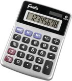 Centrum Rekenmachine/calculator - zilver - 12 x 8,5 cm - school of kantoor - calculators - 8 digits