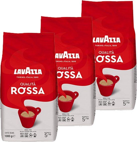 Lavazza Qualita Rossa Koffiebonen - 3kg (3 x 1kg)