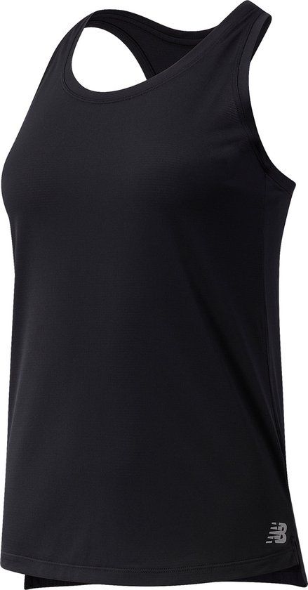 New Balance Core Run Tank Dames - Black - Maat XS