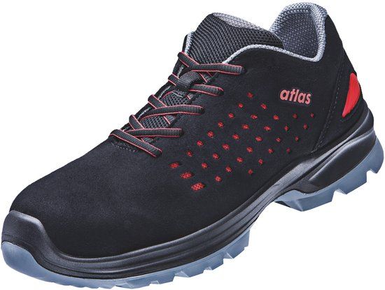 Atlas Schoen SL 30 LG S1 ESD - Zwart/Rood - 40