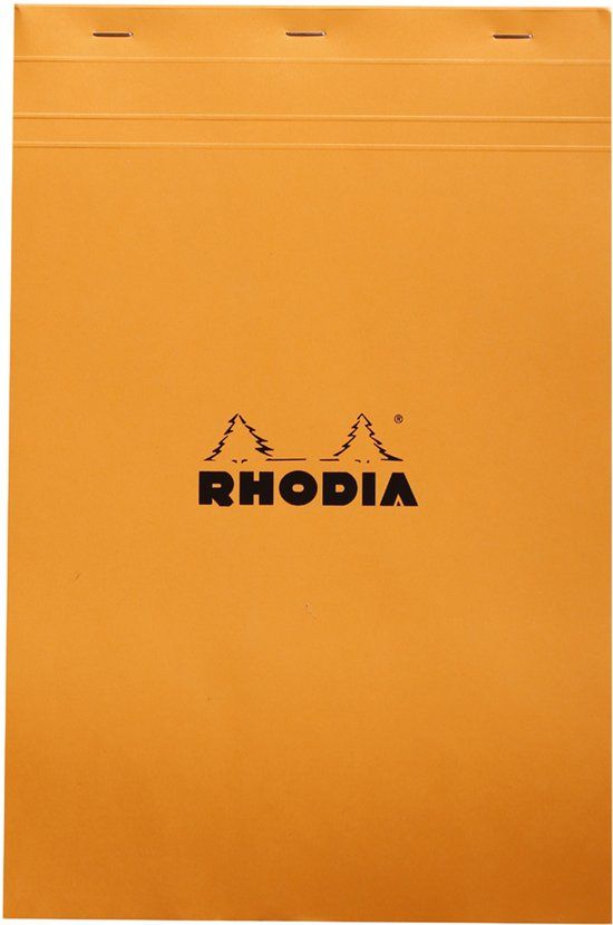 Rhodia 19200C schrijfblok & schrift A4+ 80 vel Oranje