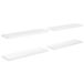 vidaXL Wandschappen zwevend 4 st 90x23,5x3,8 cm MDF hoogglans wit