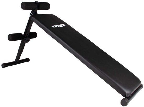 VirtuFit Verstelbare Ab Bench - Buikspierbank - Zwart