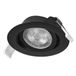 Osram Spot Set LED inbouwspot, 4,9W, 2700K, plafondspot 36°, zwart, aluminium/kunststof, draaibaar, set van 3