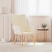 Prolenta Maison Exclusive - Relaxfauteuil, crème kleur, stoffen bekleding
