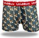 Unabux Boxer BLACK WHITE RABBIT