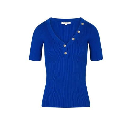 Morgan Ribbed Top - Blue