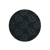 Questo Casa Ronde Digitally Printed Mouse Pad, Non-Slip Bottom, for Office and Home, Diameter: 22 cm