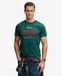 Superdry T-shirt Homme Vintage Logo Classic Vert Taille : M