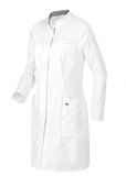BP 1746-684-21-44n doktersjas voor vrouwen, lange mouwen met stretchinzetstukken, 200,00 g/m² stofmix met stretch, wit, 44n