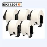 Brother DK11204 17 mm x 54 mm, 400 étiquettes par rouleau/multifonctionnel, compatible avec Brother P-Touch QL-500 QL-570 QL-650 QL-700 QL-720 QL-800 QL-810 QL-820 QL-1100 QL-110N