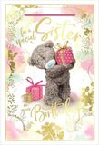 Me To You Bear 3D Holografische Speciale Zuster Verjaardagskaart ALM93092