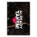 B2Ctelecom Lenovo Tab 10 | Tab 2 A10-30 Back cover met naam Already Taken Black