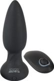 Black Velvets Zwarte Vibrerende Buttplug met Afstandsbediening