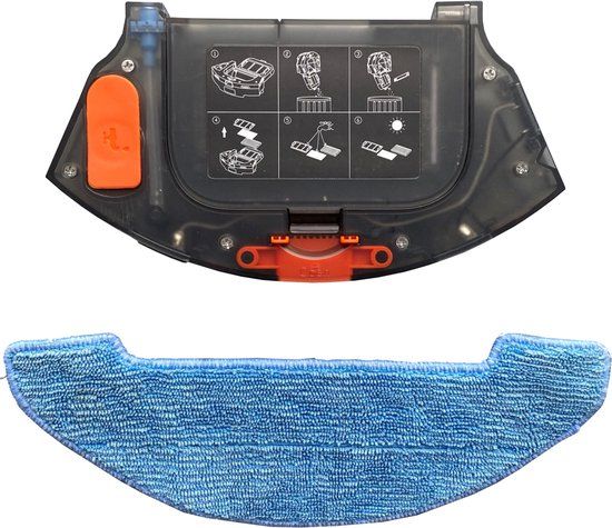 Zoef Robot 2-in-1 dweilsysteem én stofbak voor Jannie 4.0 en Arie