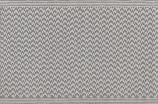 Beliani Outdoor vloerkleed grijs 60 x 90 cm MANGO