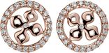 Orphelia Dames oorbellen 925 zilver zirkonia wit - ZO-5239/1