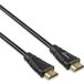 MediaRange HDMI Premium High Speed met Ethernet-kabel, Ver. 2.0, 18 Gbps Ver. 2.1, 4k @60Hz, 2.0m, Zwart