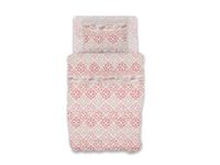 GEMITEX Beddengoedset van katoen, 100% katoen, ademend, vrij van schadelijke stoffen, gecertificeerde kwaliteit Standard 100 by OEKO-TEX Textiles Vertrauen, eenpersoonsbed, G24/roze, ontworpen in Italië